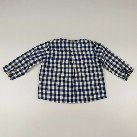 Grace Blue Checked Shirt - Picture 5 of 6